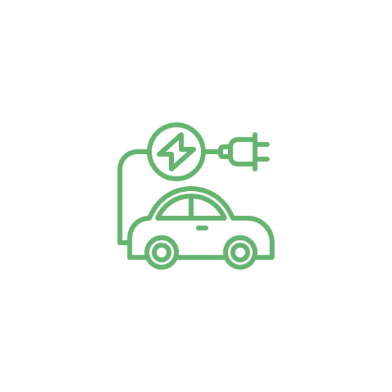 elektromos autó töltő telepítés ikon