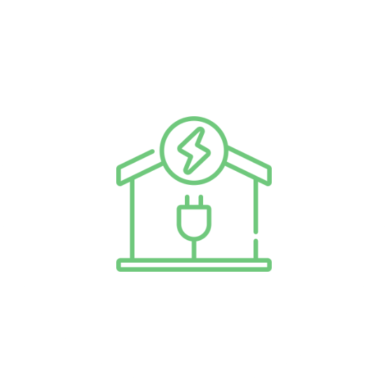 lakossági villanyszerelés ikon